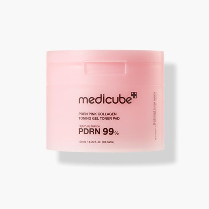 Medicube - PDRN Pink Collagen Toning Gel Toner Pad - 120ml/70ea