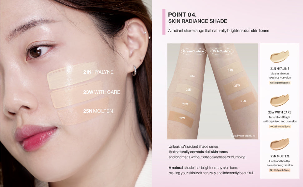 UNLEASHIA Don't Touch Glass Pink Cushion SPF50+