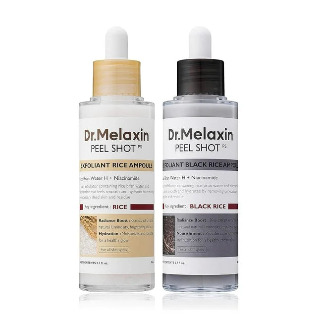 DR. MELAXIN - PEEL SHOT EXFOLIATING BLACK RICE AMPOULE 80ML