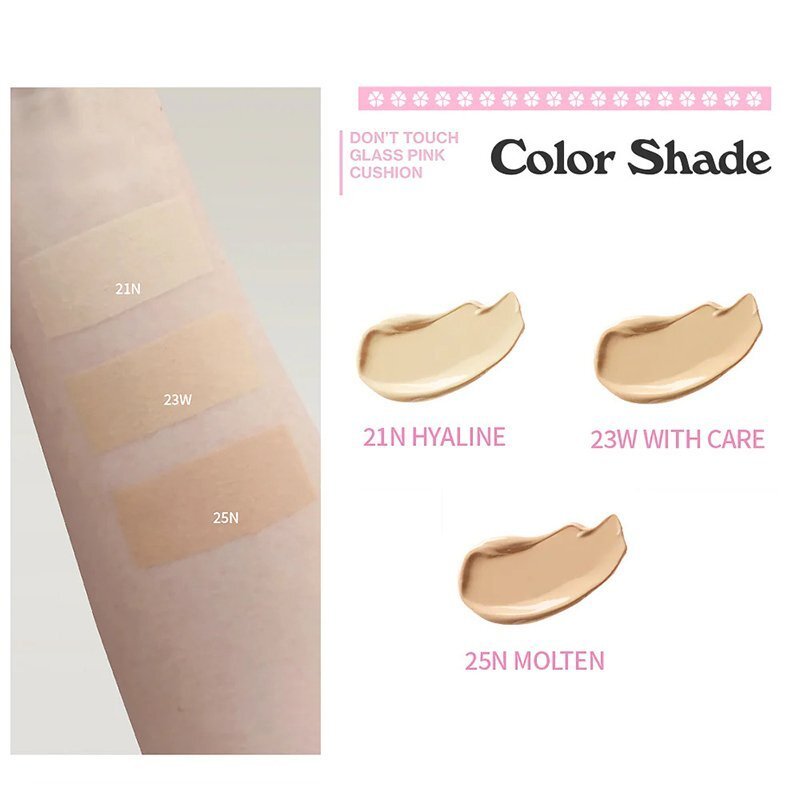 UNLEASHIA Don't Touch Glass Pink Cushion SPF50+