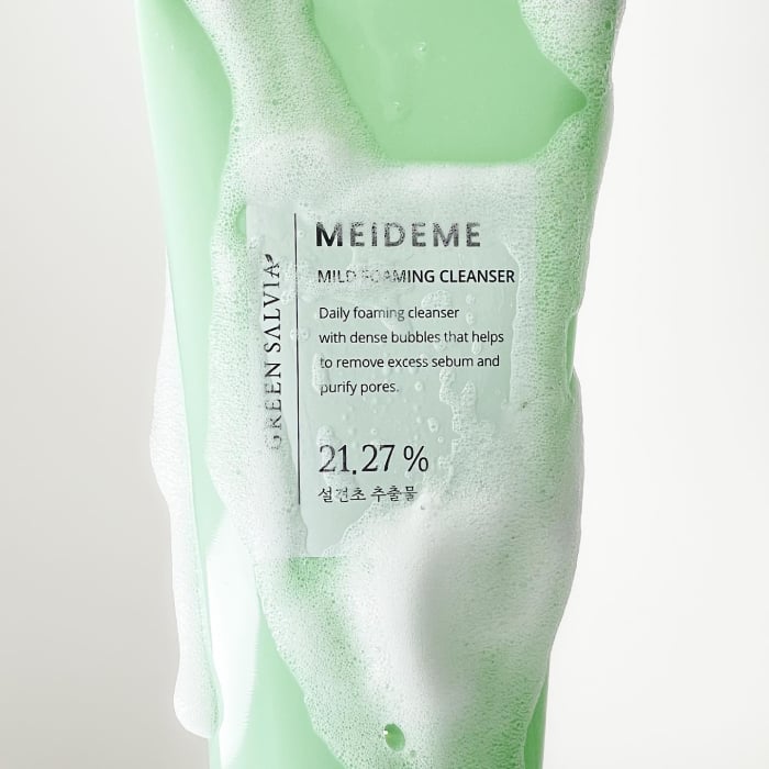 MEIDEME - Green Salvia Mild Foaming Cleanser 180ml