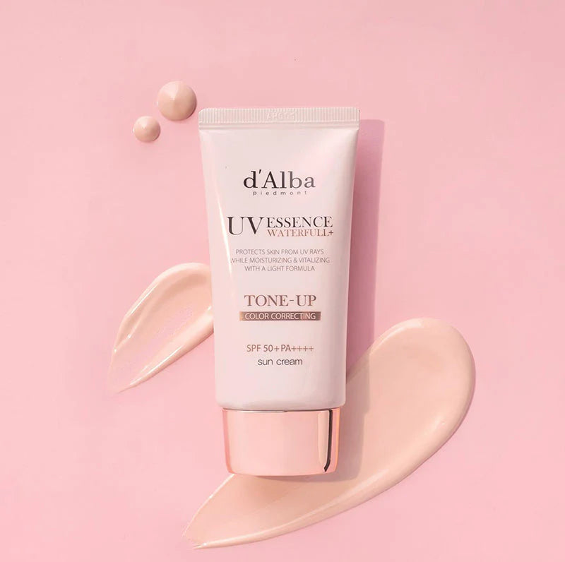 D'ALBA - Waterfall Tone-Up Sun Cream (Pink)