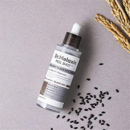 DR. MELAXIN - PEEL SHOT EXFOLIATING BLACK RICE AMPOULE 80ML