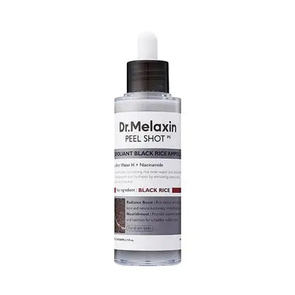 DR. MELAXIN - PEEL SHOT EXFOLIATING BLACK RICE AMPOULE 80ML