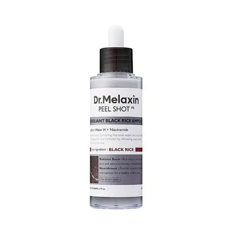 DR. MELAXIN - PEEL SHOT EXFOLIATING BLACK RICE AMPOULE 80ML