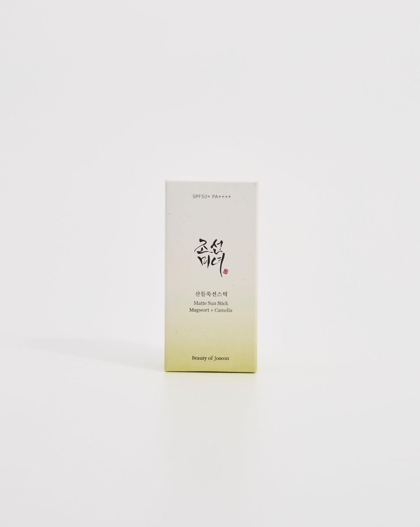 BEAUTY OF JOSEON - Matte Sun Stick : Mugwort + Camelia (SPF50 PA++++)