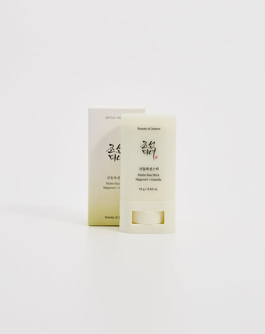 BEAUTY OF JOSEON - Matte Sun Stick : Mugwort + Camelia (SPF50 PA++++)