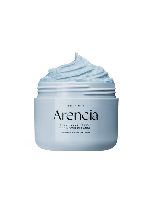 Arencia Fresh Blue Hyssop Rice Mochi Cleanser 120g