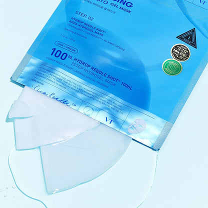 VT HYDROP REEDLE SHOT 100hL 2STEP HYDROGEL MASK