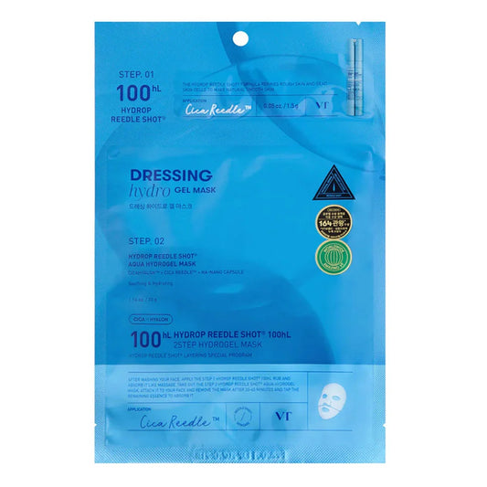 VT HYDROP REEDLE SHOT 100hL 2STEP HYDROGEL MASK