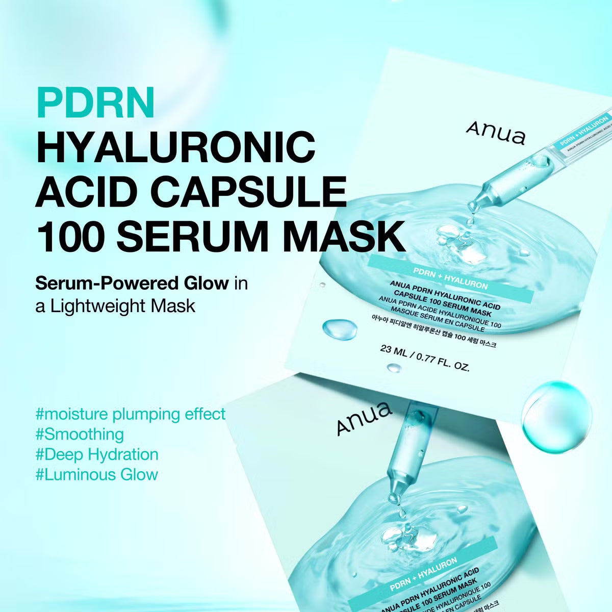 ANUA - PDRN Hyaluronic Acid Capsule 100 Serum Mask