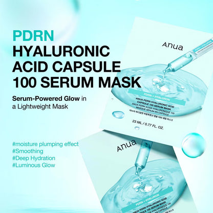 ANUA - PDRN Hyaluronic Acid Capsule 100 Serum Mask